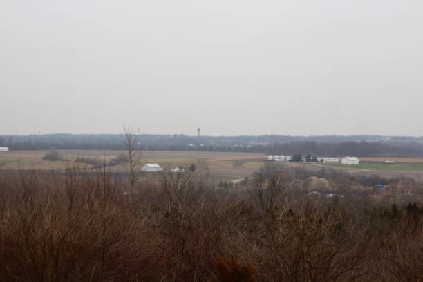 istock Country Landscape from Overlook 1205363577
