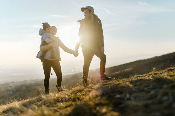 istock On the top hill with our baby boy 1205364381