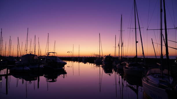Sunrise at the marina