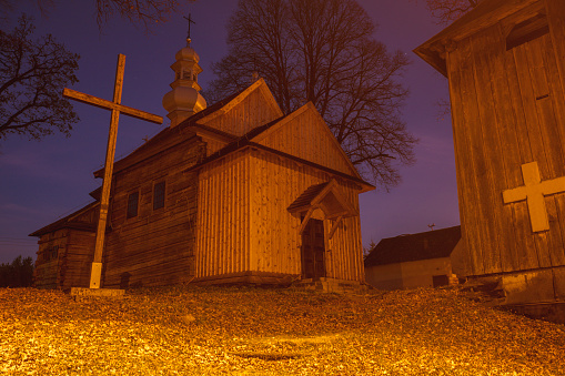 St Joseph Church in Orelec. \nOrelec, Subcarpathia, Poland.