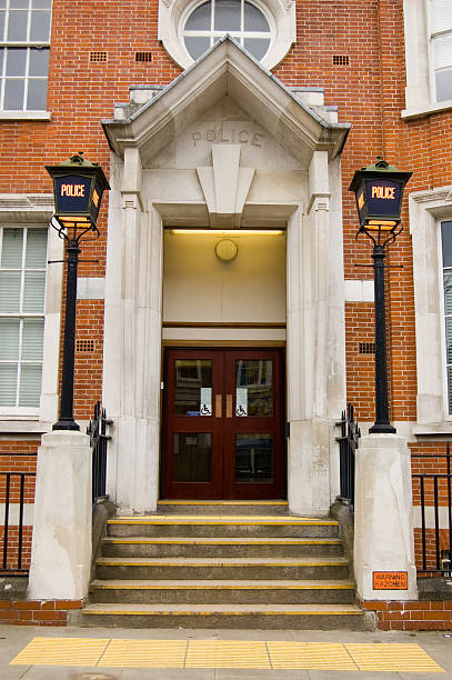 istock Police station entrance 120537383