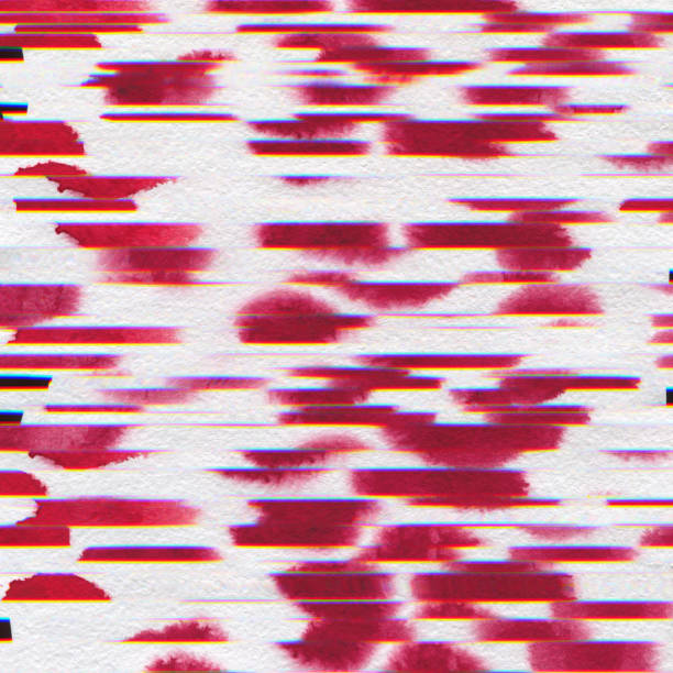 istock Abstract scanned digital pixel noise glitch background 1205374995