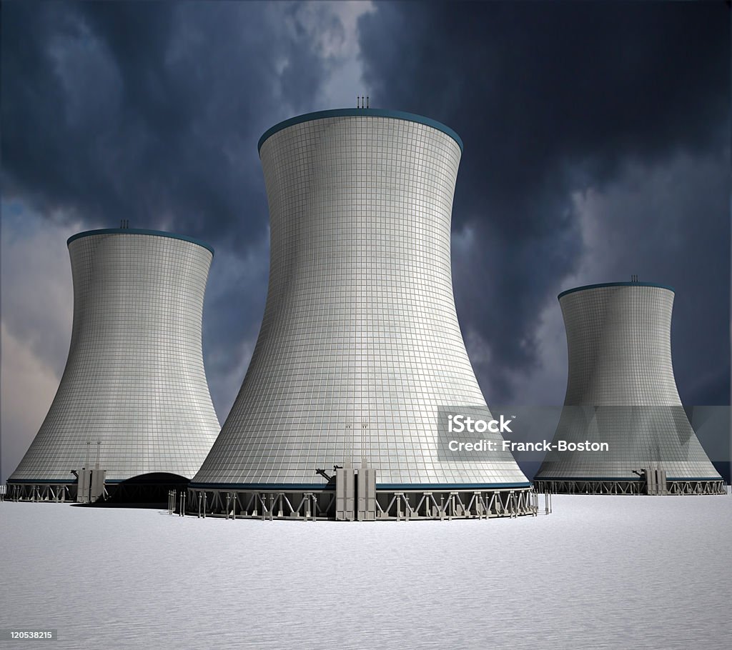 Centrale nucléaire - Photo de Centrale nucléaire libre de droits