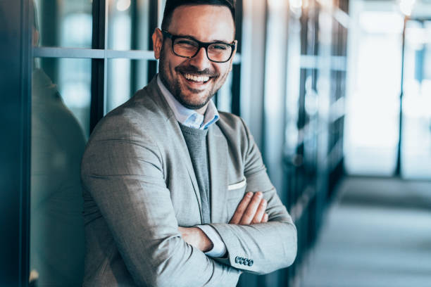 istock Portrait of Young successful businessman 1205383965
