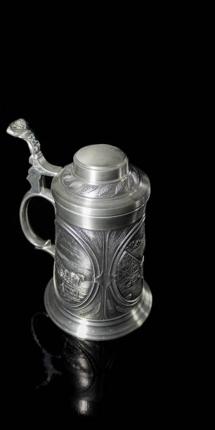 istock dusty lid of a tin cup with embossing 1205391137