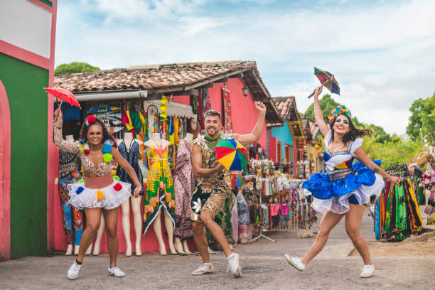 istock Street Carnival in Olinda 1205391855