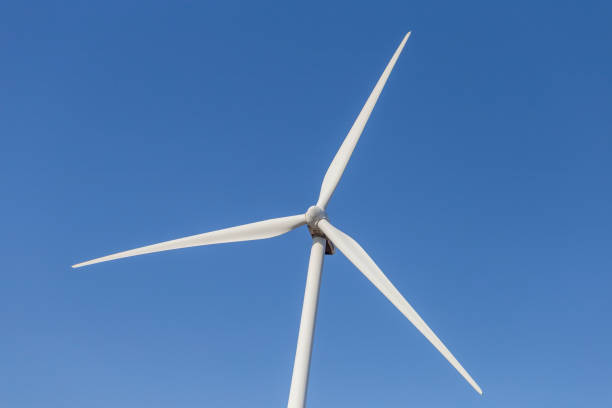 istock Wind turbine spinning for renewable electricity production 1205394287