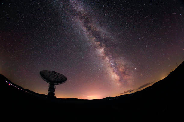 istock Radio telescopes and the Milky Way 1205400300