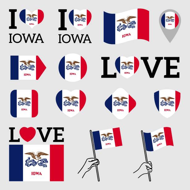 ilustraciones, imágenes clip art, dibujos animados e iconos de stock de banderas de los estados - signifier