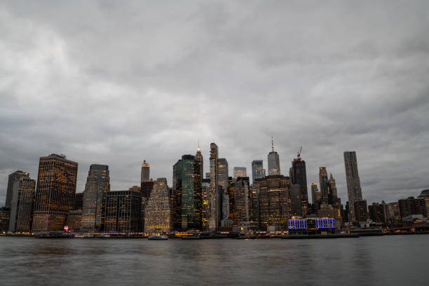 istock Lower Manhattan Skyline from Brooklyn Heights 1205411358