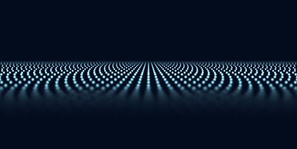 Futuristic Grid Pattern Abstract Background.