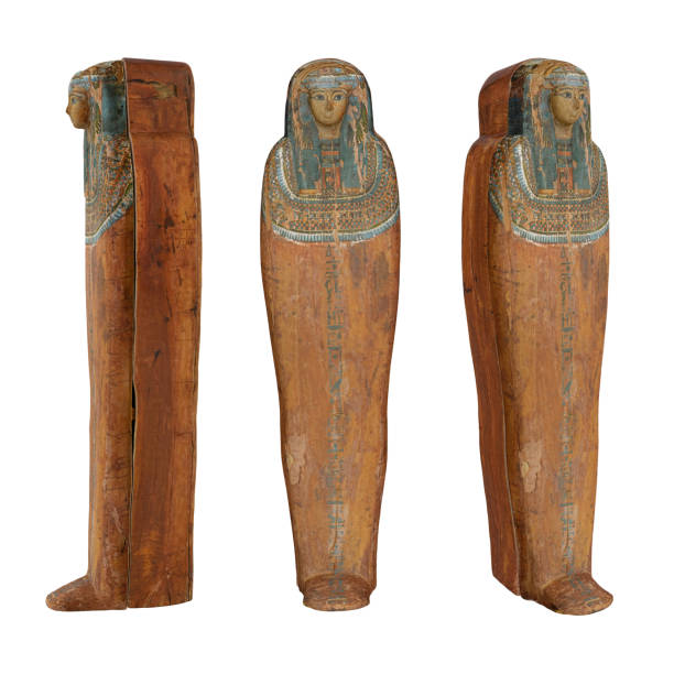 istock Egyptian Pharaoh Mummy Coffin Isolated 1205418590