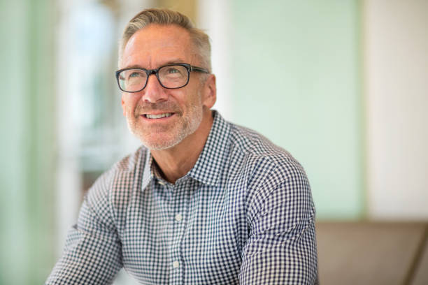istock Portarit of a handsome older man 1205418825