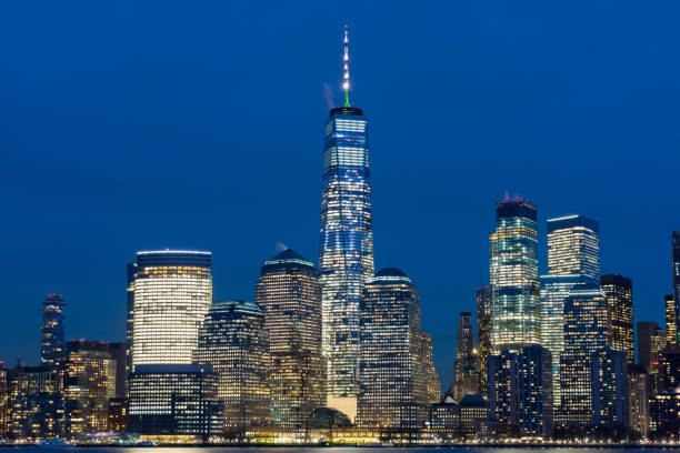 istock Lower Manhattan New York City Skyline at Night 1205420738