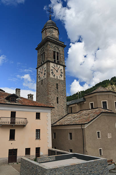 istock church in Cogne, Italy 120542804