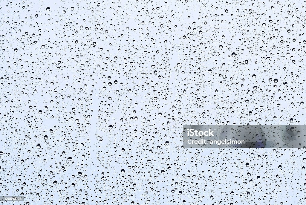 A chuva. - Royalty-free Azul Foto de stock
