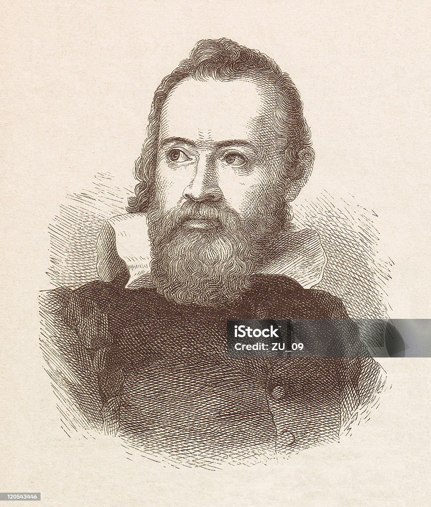 Galilei - Lizenzfrei Galileo Galilei Stock-Illustration