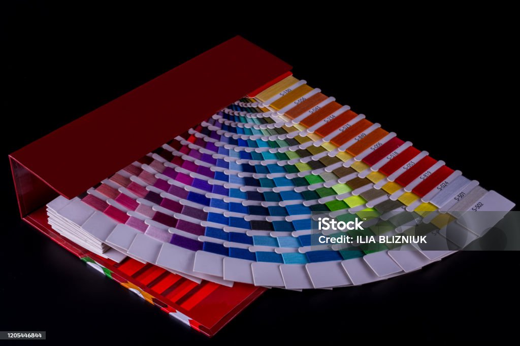 Map Red Thread Thread Color Map Stock Photo - Download Image Now - Catalog, Choice ...
