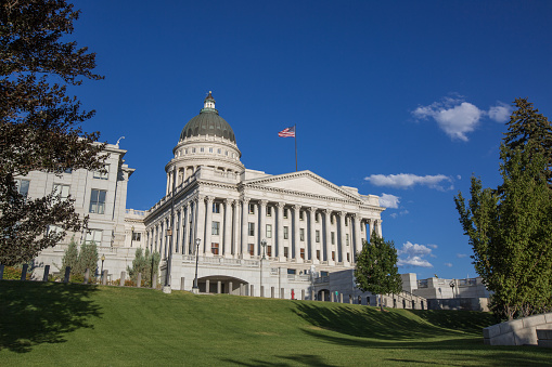 Utah State Capitol Building. The Utah State Capitol is the house of government for the U.S. state of Utah. The building houses the chambers and offices of the Utah State Legislature, the offices of the Governor, Lieutenant Governor, Attorney General, the State Auditor and their staffs.