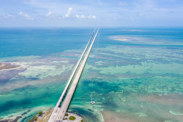 istock Drone view of the Florida Keys, USA 1205450672