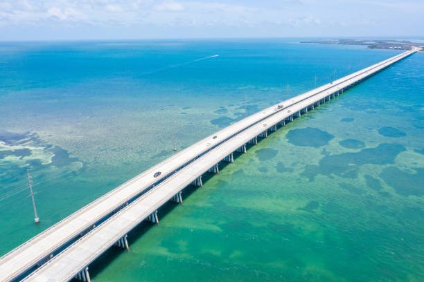 istock Drone view of the Florida Keys, USA 1205450679