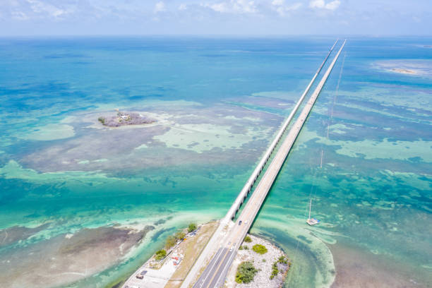 istock Drone view of the Florida Keys, USA 1205450738