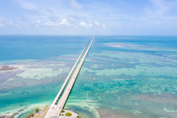 istock Drone view of the Florida Keys, USA 1205450740