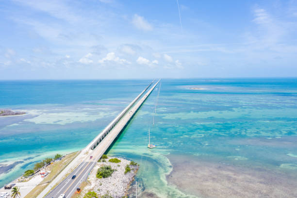 istock Drone view of the Florida Keys, USA 1205450745