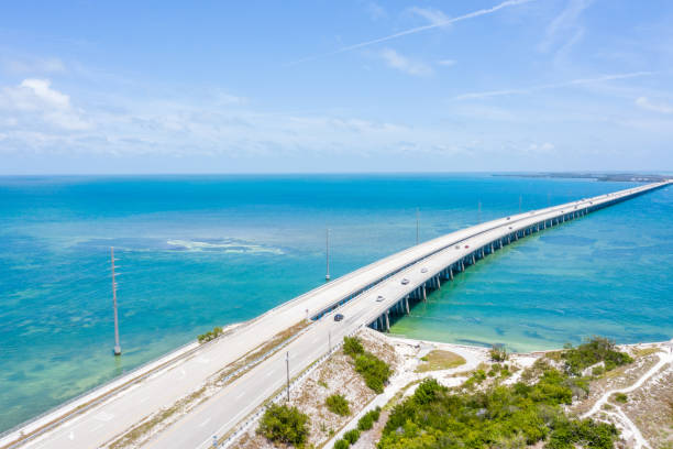 istock Drone view of the Florida Keys, USA 1205450760