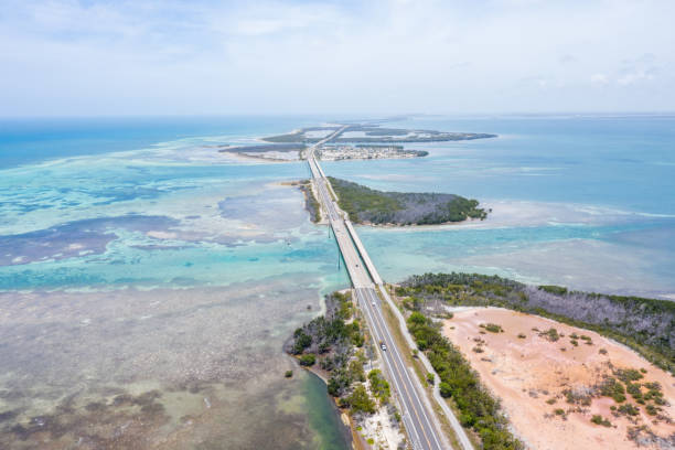 istock Drone view of the Florida Keys, USA 1205450767