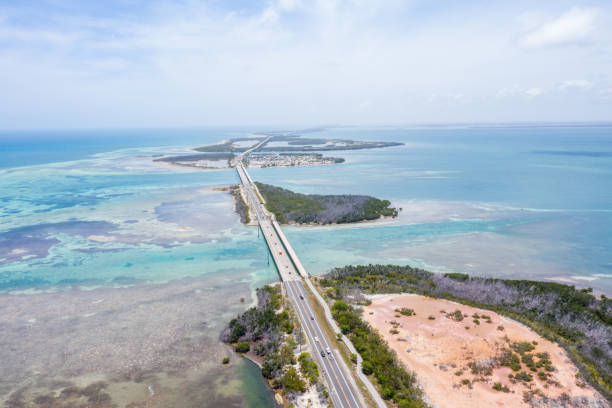 istock Drone view of the Florida Keys, USA 1205450769