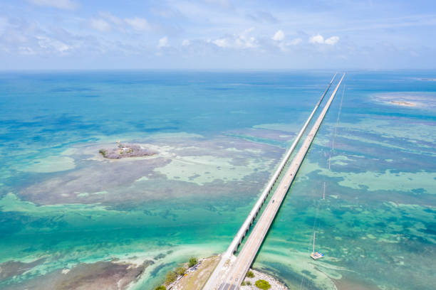 istock Drone view of the Florida Keys, USA 1205450770