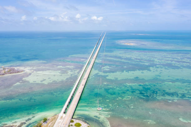 istock Drone view of the Florida Keys, USA 1205450789