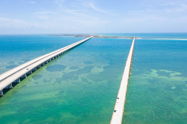 istock Drone view of the Florida Keys, USA 1205450810