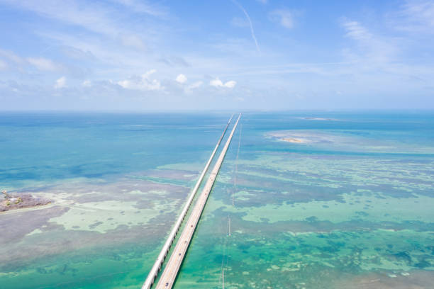 istock Drone view of the Florida Keys, USA 1205450913