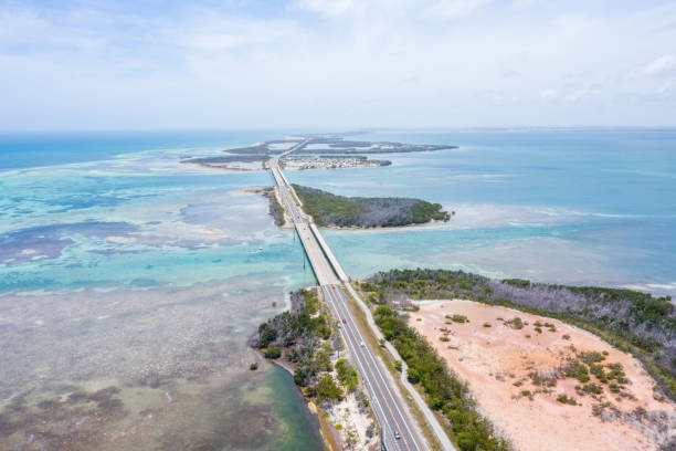 istock Drone view of the Florida Keys, USA 1205450916