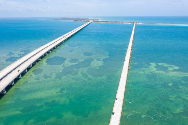istock Drone view of the Florida Keys, USA 1205450955