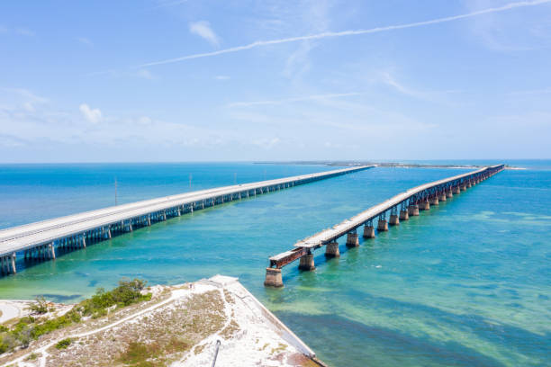 istock Drone view of the Florida Keys, USA 1205451013