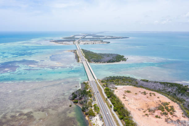 istock Drone view of the Florida Keys, USA 1205451044