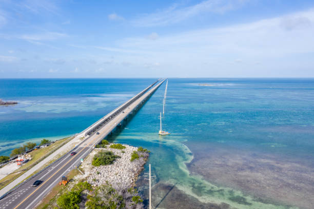 istock Drone view of the Florida Keys, USA 1205451046