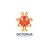 istock Vector Illustration Octopus Gradient Colorful. 1205452448