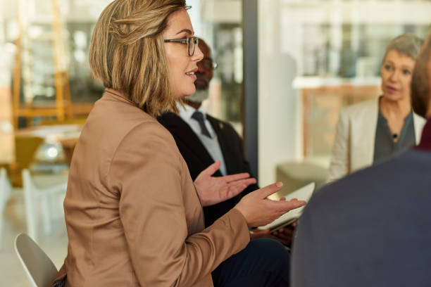 istock Getting all departments on board with building their company 1205452543