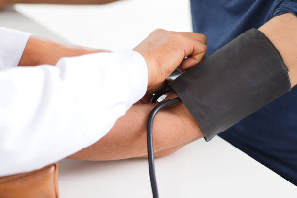 istock Doctors give patients blood pressure 1205455681