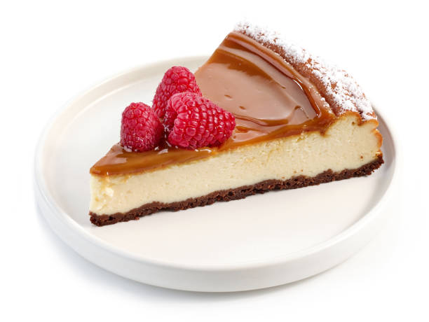 istock piece of caramel cheesecake 1205458355