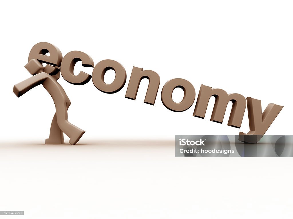 Gospodarki recesji koncepcja - Zbiór zdjęć royalty-free (Ekonomia)