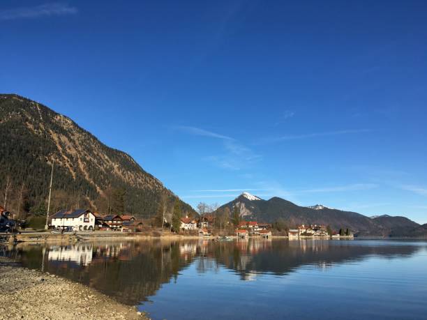 istock Kochelsee Walchensee in upper Bavaria in winter 1205462624
