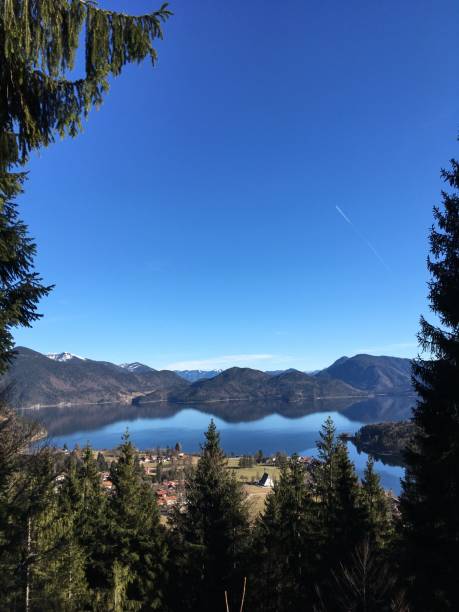 istock Kochelsee Walchensee in upper Bavaria in winter 1205462731