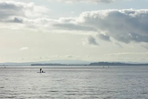 Photo of Paddle Boarding In Harbor