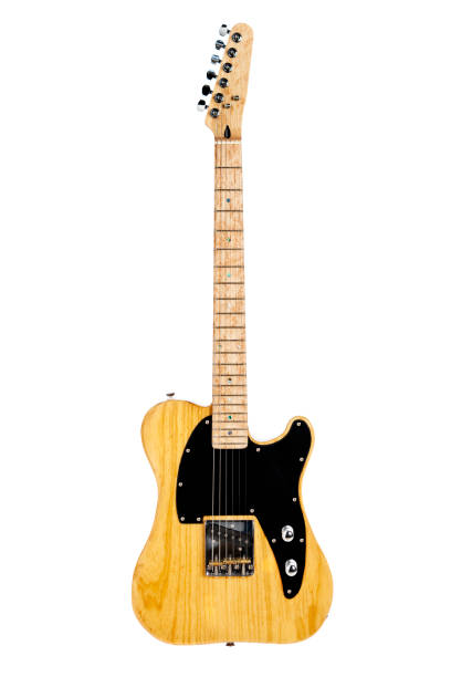 istock Electric guitar with beautiful wood grain 1205470557