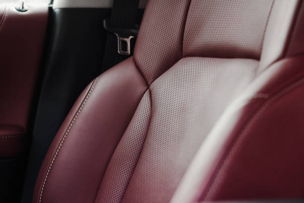 istock Leather Seat in a limo 1205470728